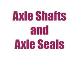 Axle Shafts and Seals 2017-up Ford M300 Rear